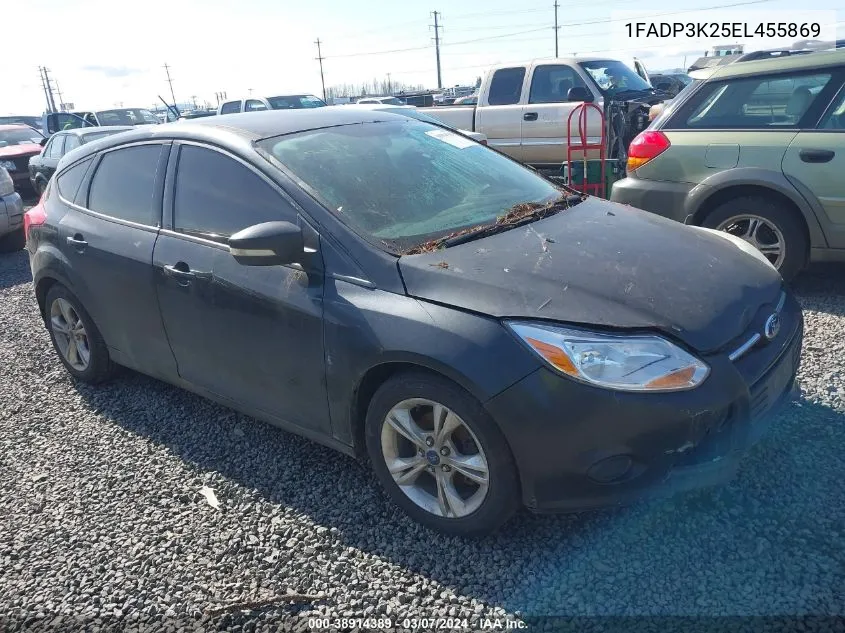 2014 Ford Focus Se VIN: 1FADP3K25EL455869 Lot: 38914389