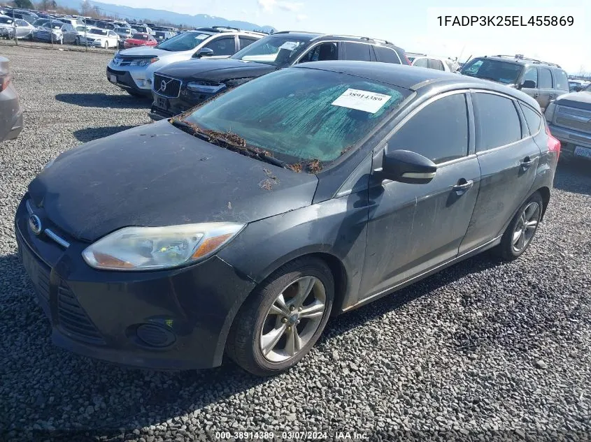 2014 Ford Focus Se VIN: 1FADP3K25EL455869 Lot: 38914389