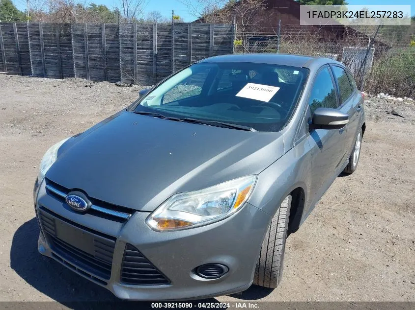 2014 Ford Focus Se VIN: 1FADP3K24EL257283 Lot: 39215090