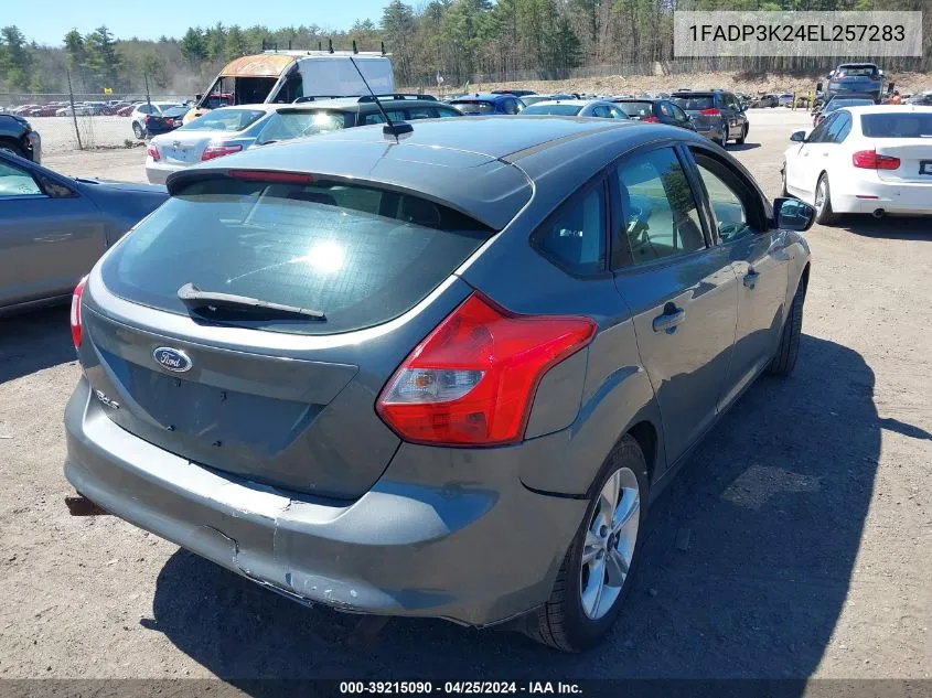 2014 Ford Focus Se VIN: 1FADP3K24EL257283 Lot: 39215090