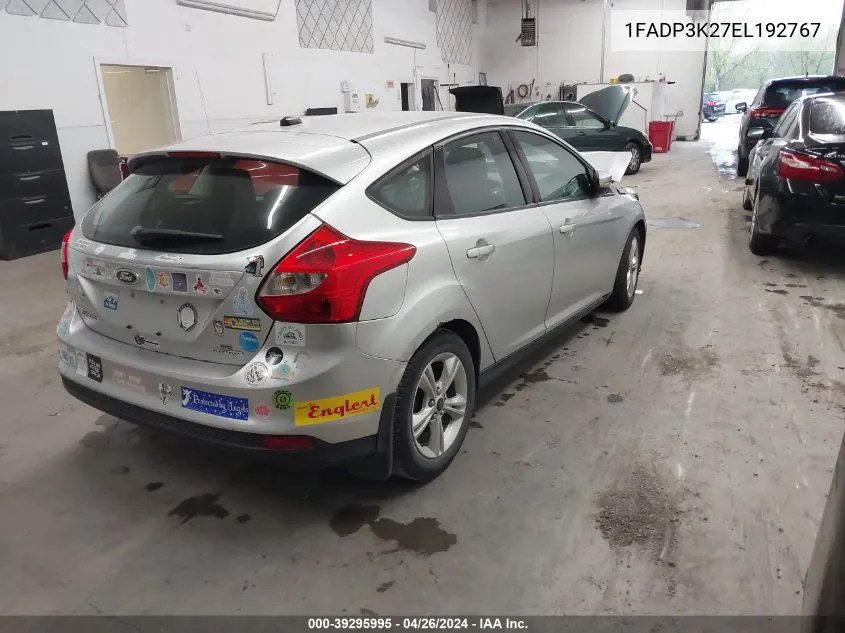 1FADP3K27EL192767 2014 Ford Focus Se