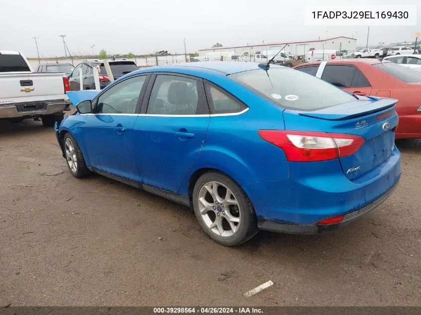 1FADP3J29EL169430 2014 Ford Focus Titanium