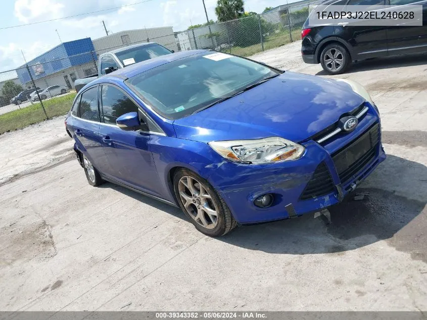 1FADP3J22EL240628 2014 Ford Focus Titanium