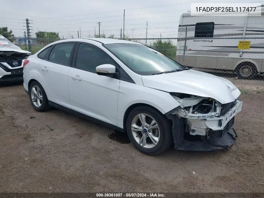 1FADP3F25EL117477 2014 Ford Focus Se