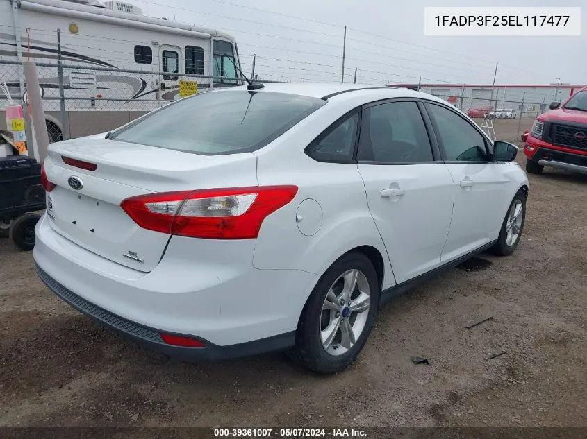 1FADP3F25EL117477 2014 Ford Focus Se