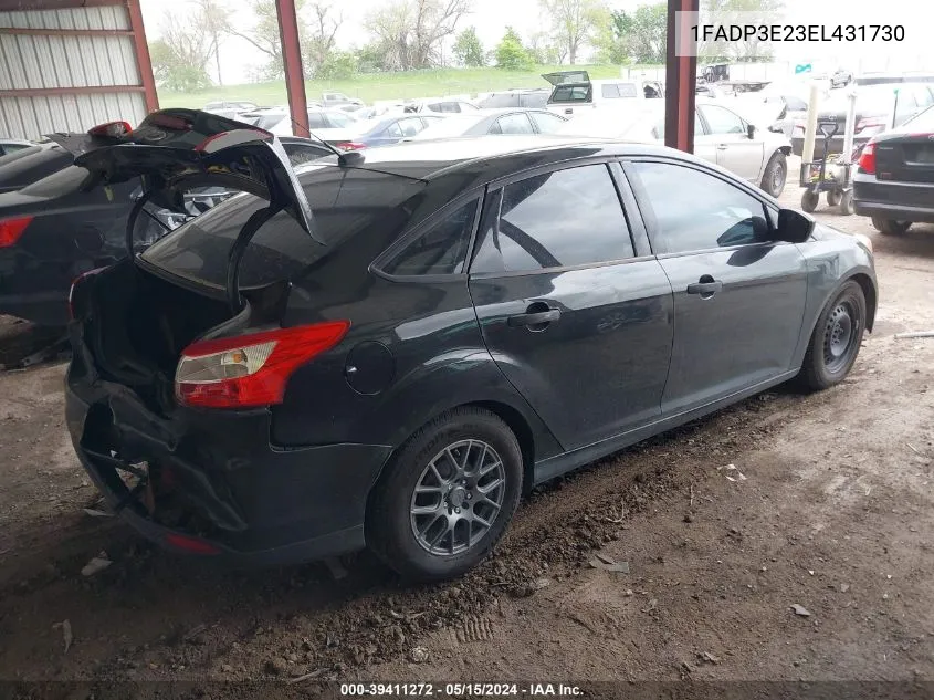 1FADP3E23EL431730 2014 Ford Focus S