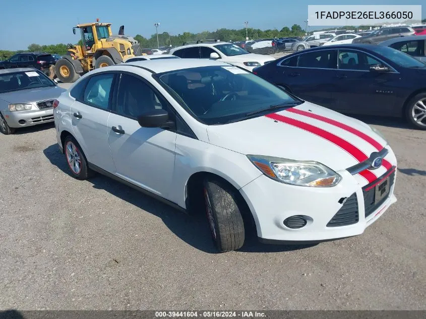 1FADP3E26EL366050 2014 Ford Focus S