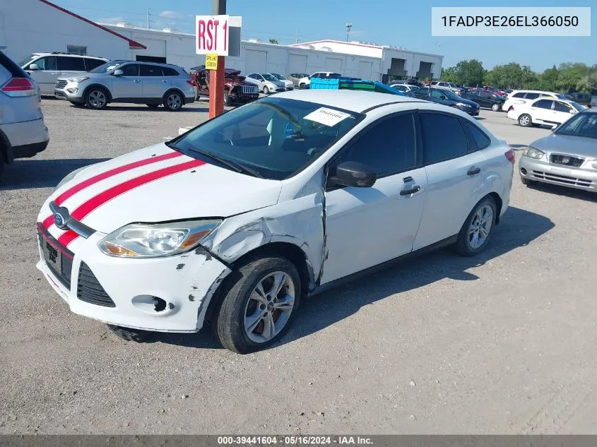 2014 Ford Focus S VIN: 1FADP3E26EL366050 Lot: 39441604