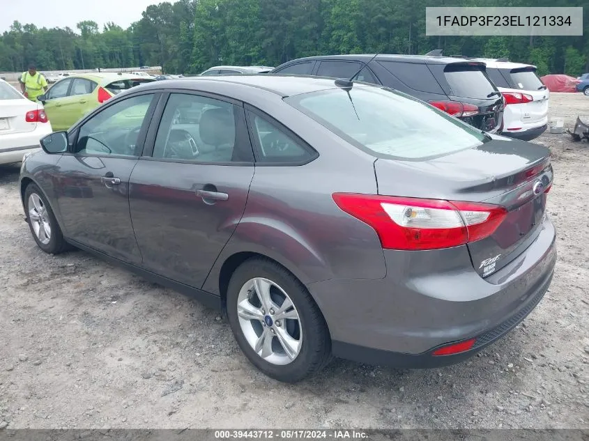 2014 Ford Focus Se VIN: 1FADP3F23EL121334 Lot: 40359188