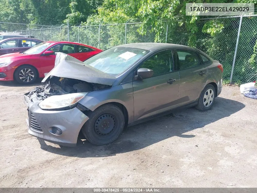 1FADP3E22EL429029 2014 Ford Focus S