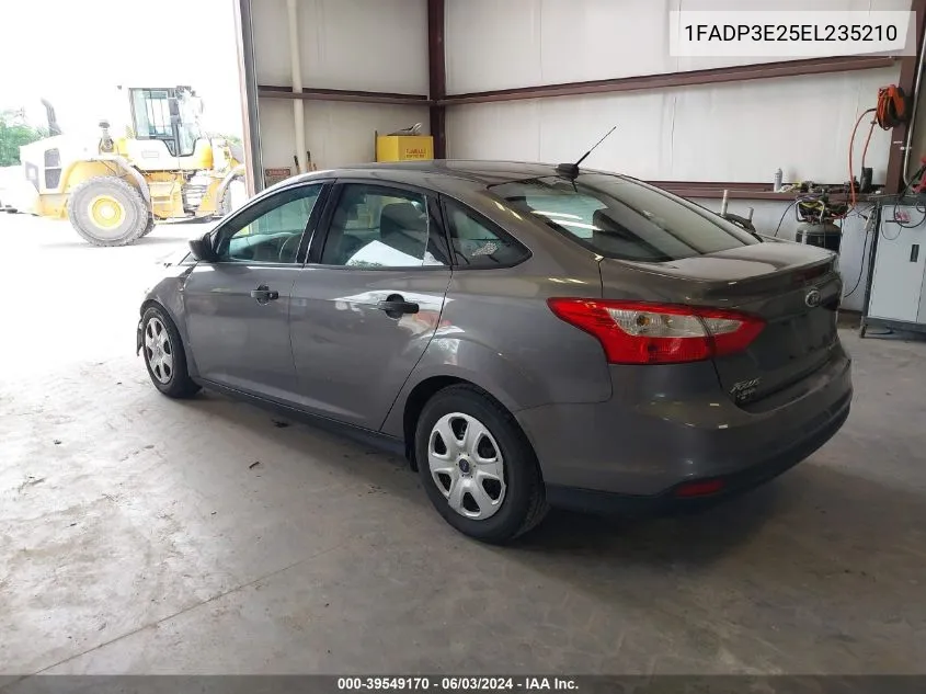 2014 Ford Focus S VIN: 1FADP3E25EL235210 Lot: 39549170