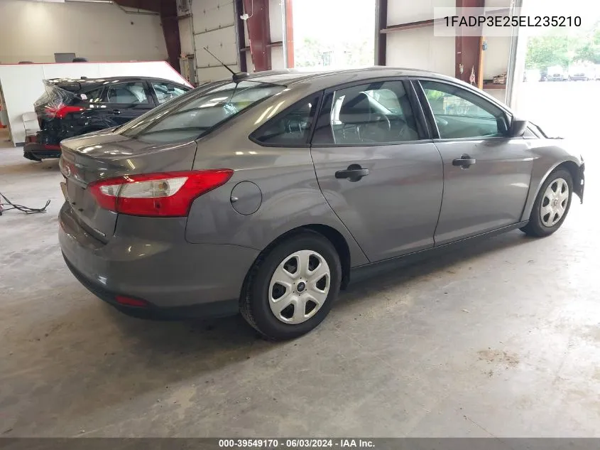 2014 Ford Focus S VIN: 1FADP3E25EL235210 Lot: 39549170