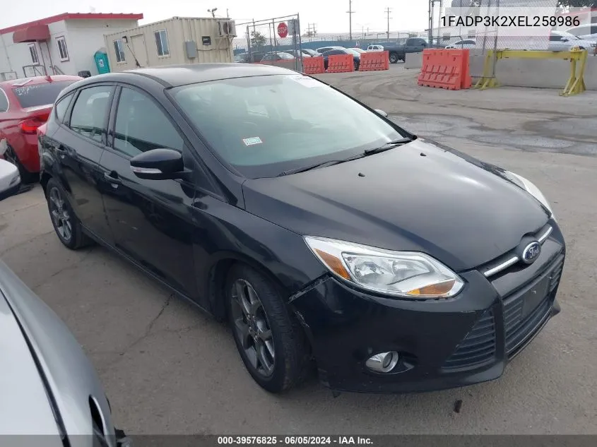 1FADP3K2XEL258986 2014 Ford Focus Se