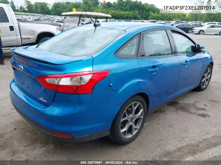 2014 Ford Focus Se VIN: 1FADP3F2XEL207014 Lot: 39579697