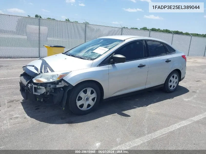 2014 Ford Focus S VIN: 1FADP3E25EL389044 Lot: 39610948