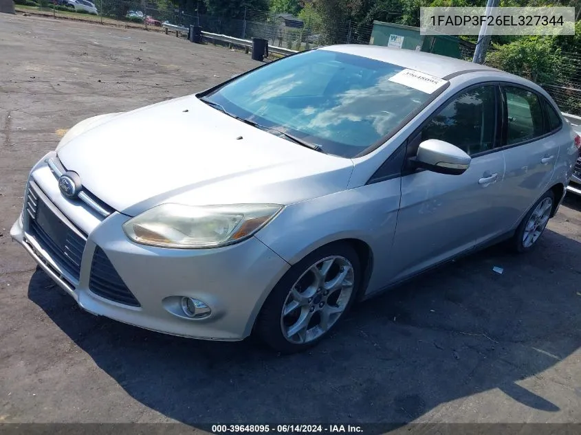 2014 Ford Focus Se VIN: 1FADP3F26EL327344 Lot: 39648095