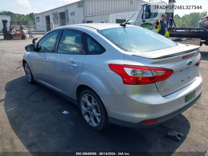 2014 Ford Focus Se VIN: 1FADP3F26EL327344 Lot: 39648095