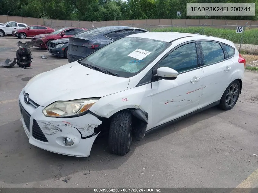 2014 Ford Focus Se VIN: 1FADP3K24EL200744 Lot: 39654230