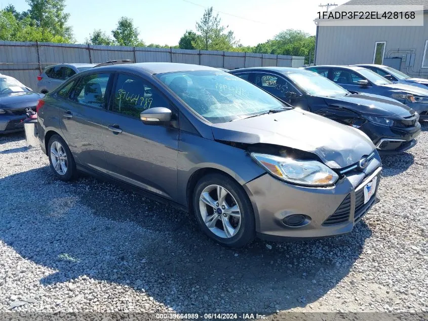 1FADP3F22EL428168 2014 Ford Focus Se