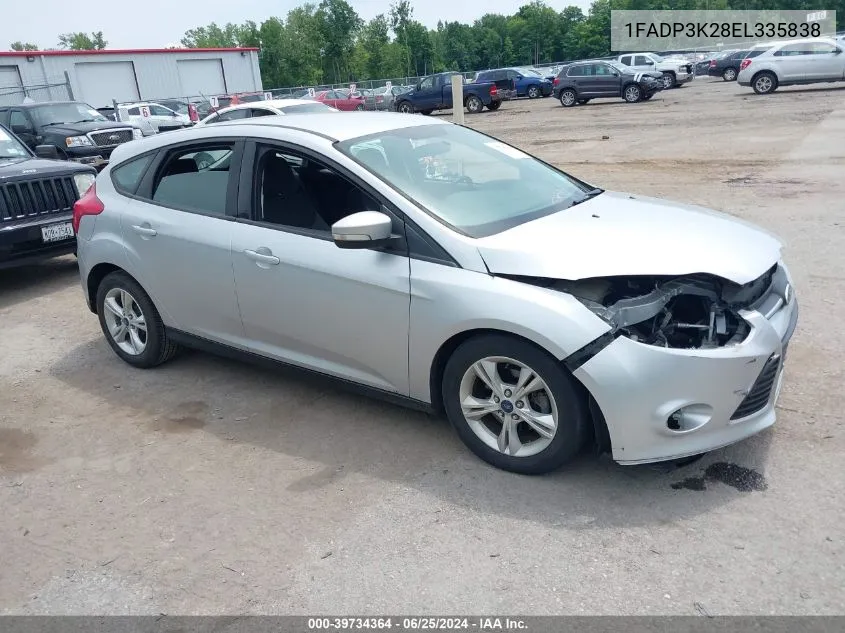 1FADP3K28EL335838 2014 Ford Focus Se