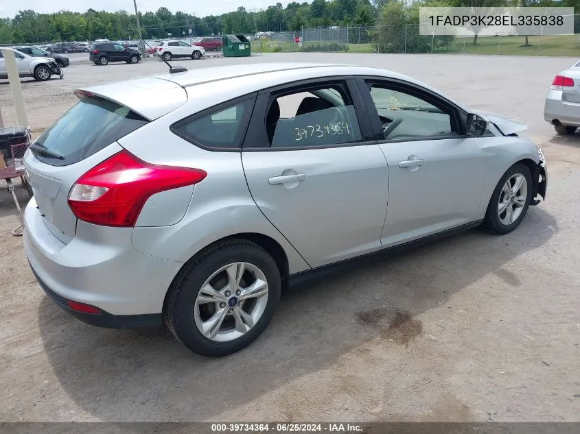 1FADP3K28EL335838 2014 Ford Focus Se