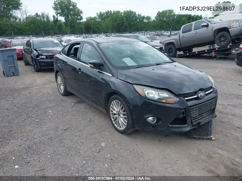 2014 Ford Focus Titanium VIN: 1FADP3J29EL298607 Lot: 39787984