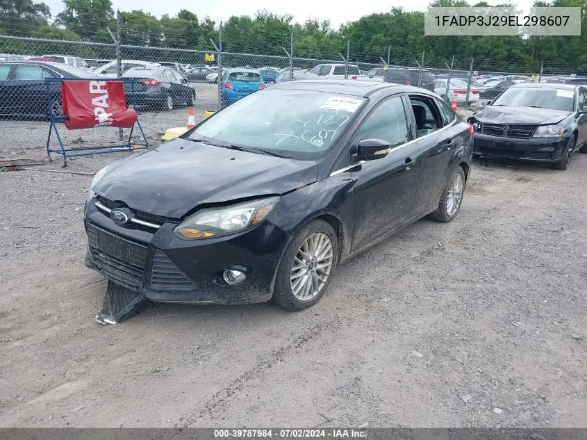 2014 Ford Focus Titanium VIN: 1FADP3J29EL298607 Lot: 39787984