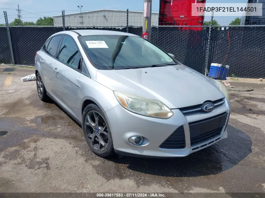 1FADP3F21EL144501 2014 Ford Focus Se