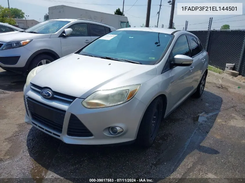 1FADP3F21EL144501 2014 Ford Focus Se