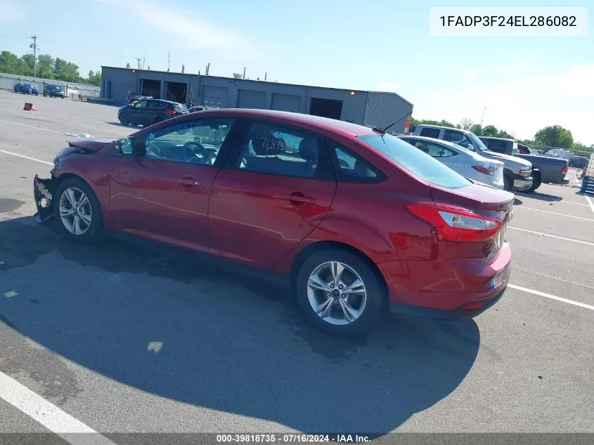 1FADP3F24EL286082 2014 Ford Focus Se