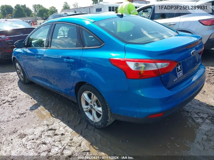 1FADP3F25EL289931 2014 Ford Focus Se