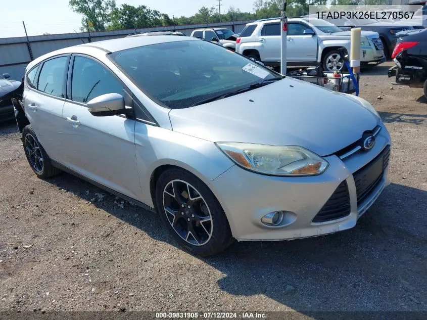 2014 Ford Focus Se VIN: 1FADP3K26EL270567 Lot: 39831905