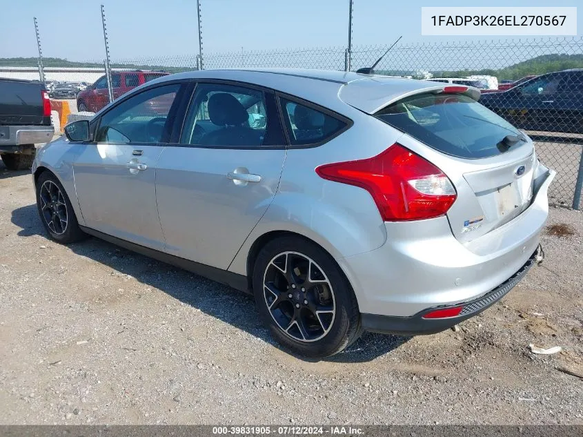 1FADP3K26EL270567 2014 Ford Focus Se