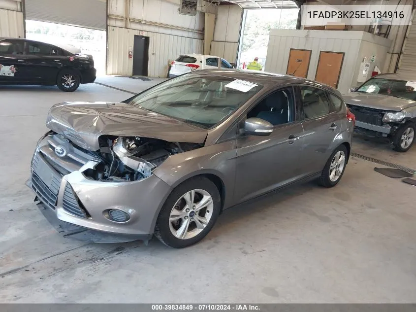 2014 Ford Focus Se VIN: 1FADP3K25EL134916 Lot: 39834849