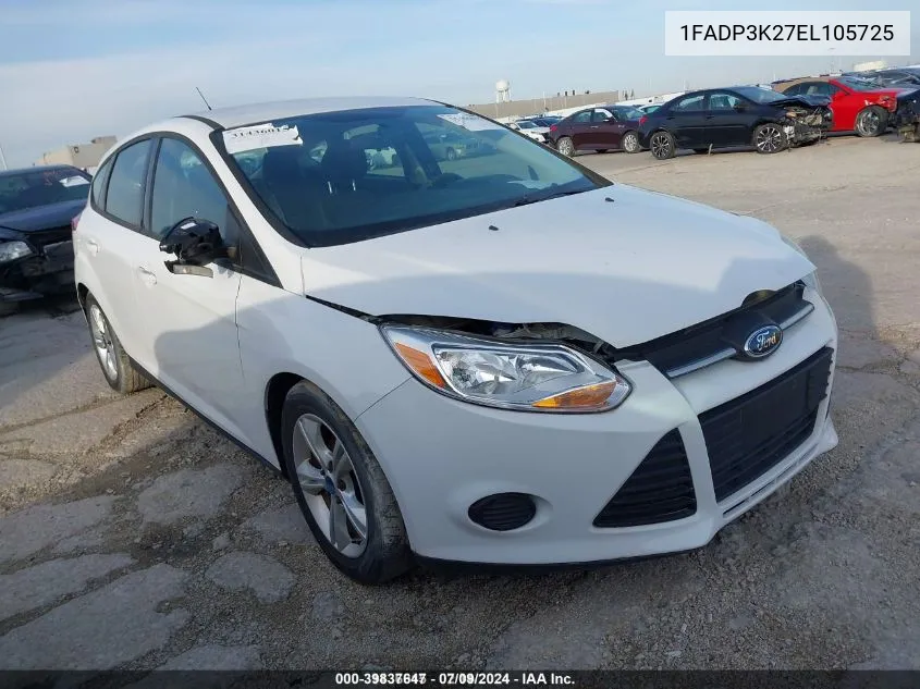 2014 Ford Focus Se VIN: 1FADP3K27EL105725 Lot: 39837647