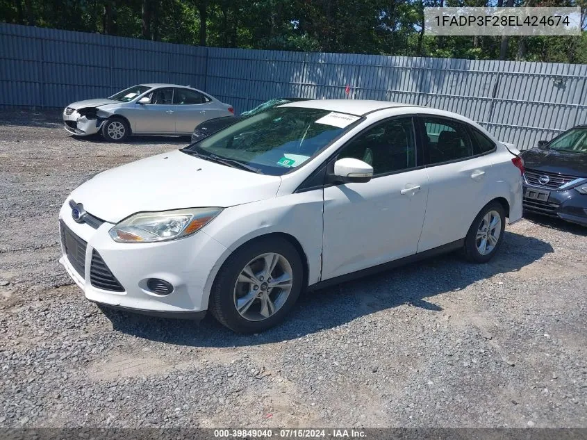 1FADP3F28EL424674 2014 Ford Focus Se