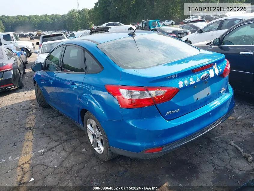 1FADP3F29EL320226 2014 Ford Focus Se