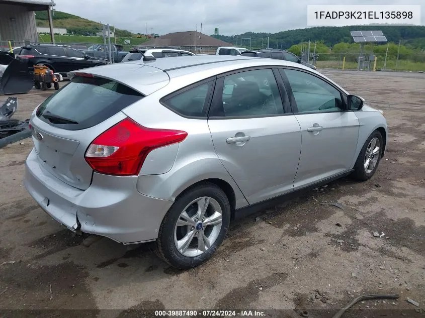 1FADP3K21EL135898 2014 Ford Focus Se