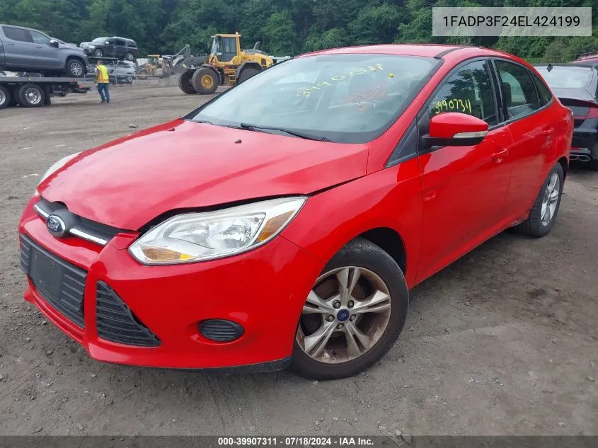 1FADP3F24EL424199 2014 Ford Focus Se