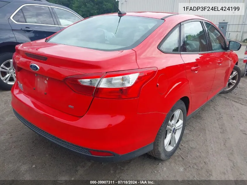 1FADP3F24EL424199 2014 Ford Focus Se