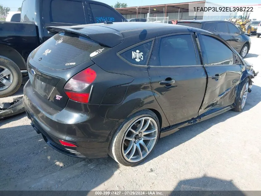 1FADP3L92EL398722 2014 Ford Focus St