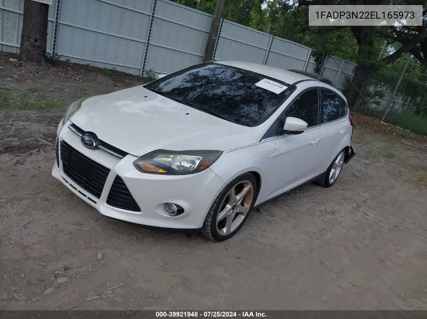 1FADP3N22EL165973 2014 Ford Focus Titanium