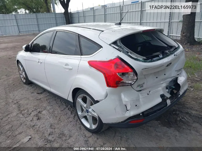 1FADP3N22EL165973 2014 Ford Focus Titanium