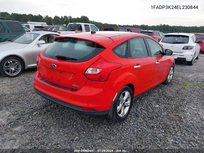 1FADP3K24EL230844 2014 Ford Focus Se