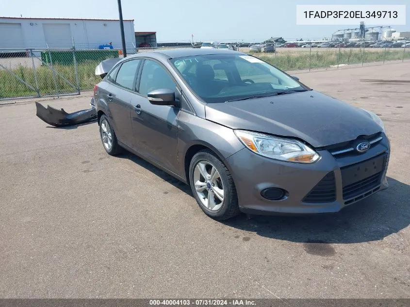 1FADP3F20EL349713 2014 Ford Focus Se