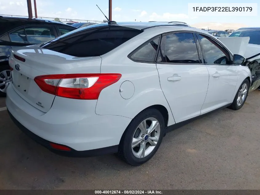 1FADP3F22EL390179 2014 Ford Focus Se