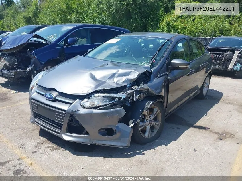 1FADP3F20EL442201 2014 Ford Focus Se