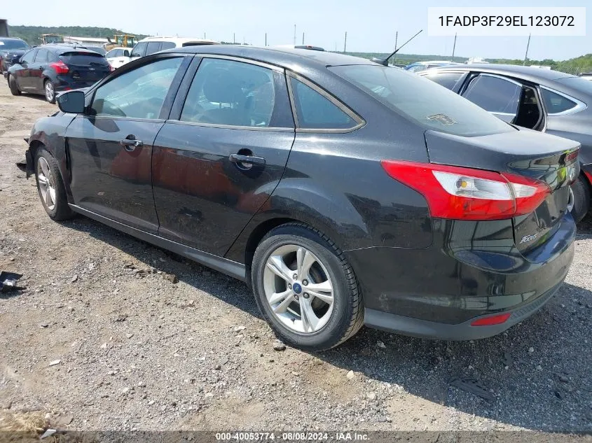 1FADP3F29EL123072 2014 Ford Focus Se