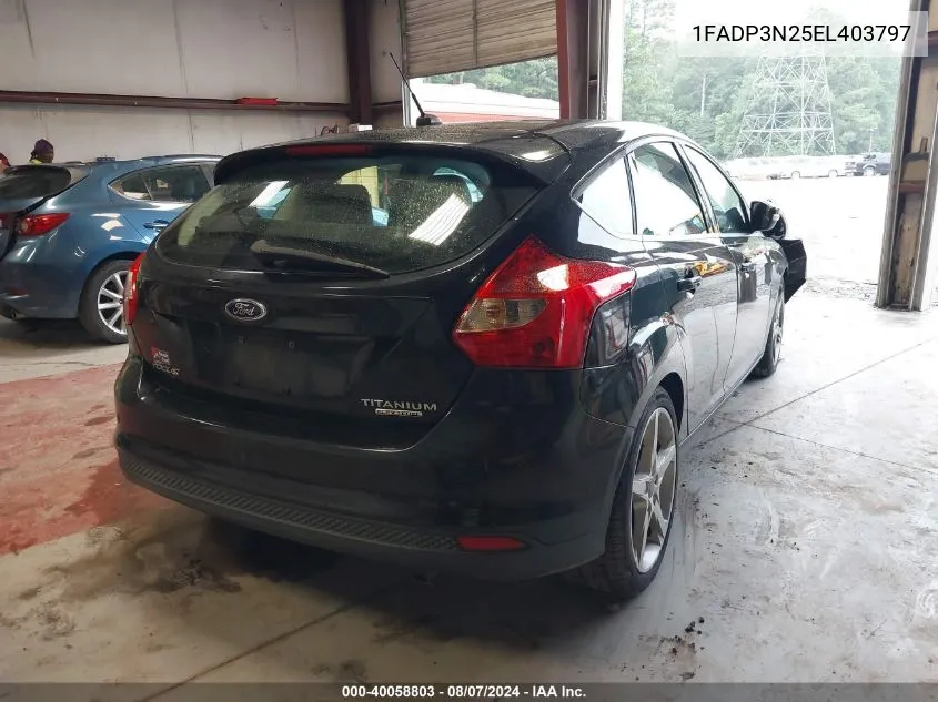 1FADP3N25EL403797 2014 Ford Focus Titanium