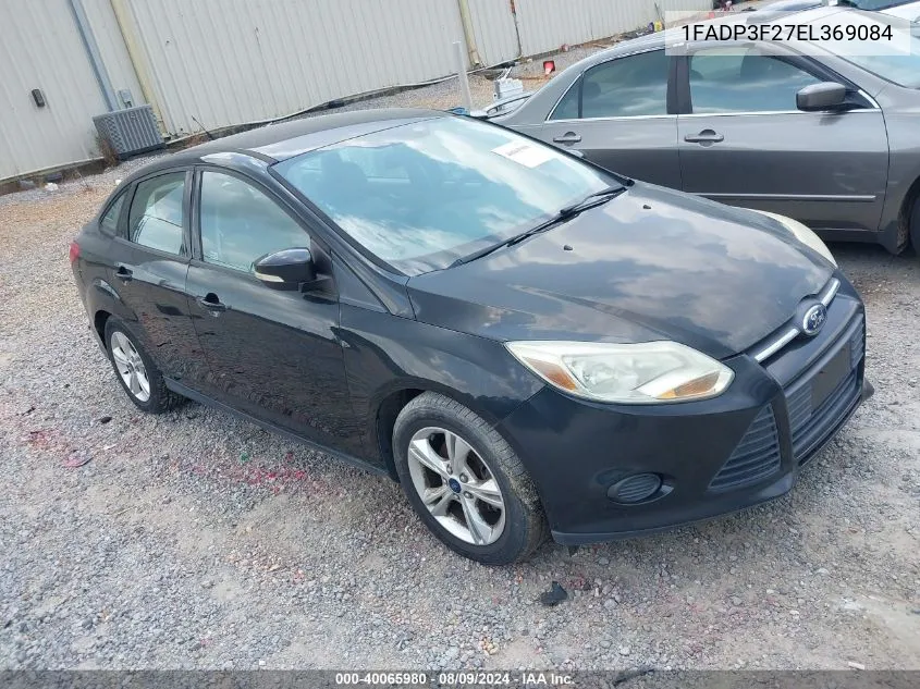 2014 Ford Focus Se VIN: 1FADP3F27EL369084 Lot: 40065980